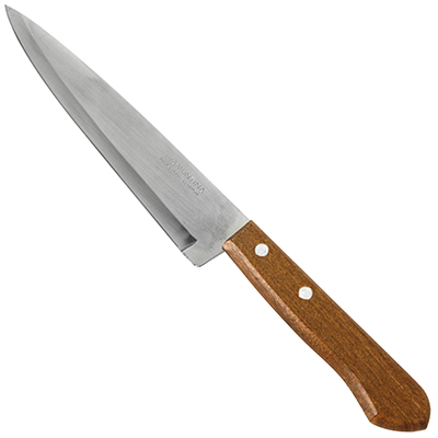 "Tramontina Universal" Нож поварской 18см, деревянная ручка, широкое лезвие (Бразилия)