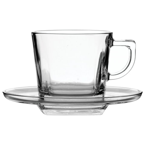 Набор чайный, на 6 персон (6 чашек объемом 210 мл, 6 блюдец), стекло, Baltic, PASABAHCE, 95307