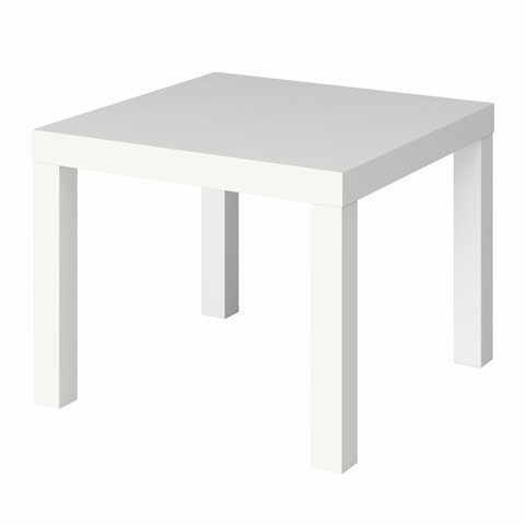 Стол журнальный "Лайк" аналог IKEA (ш550*г550*в440 мм), белый, ш/к 07056