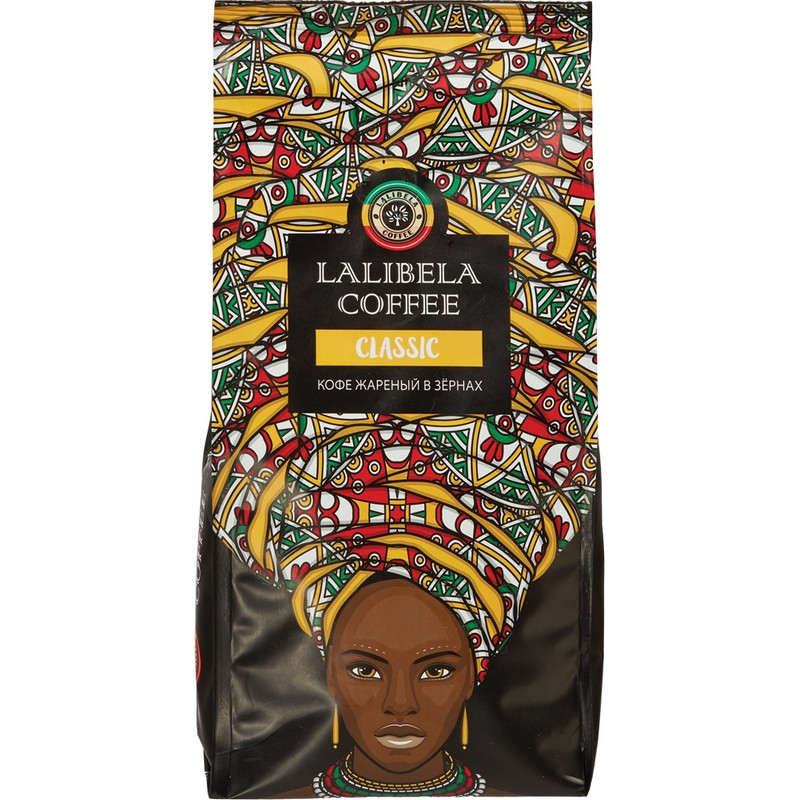 Кофе Lalibela coffee Сlassic в зернах, 500г