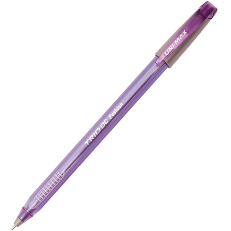 Ручка шариковая неавтоматическая Unimax Trio DC Fashion 1мм, фиол,мас,трехг