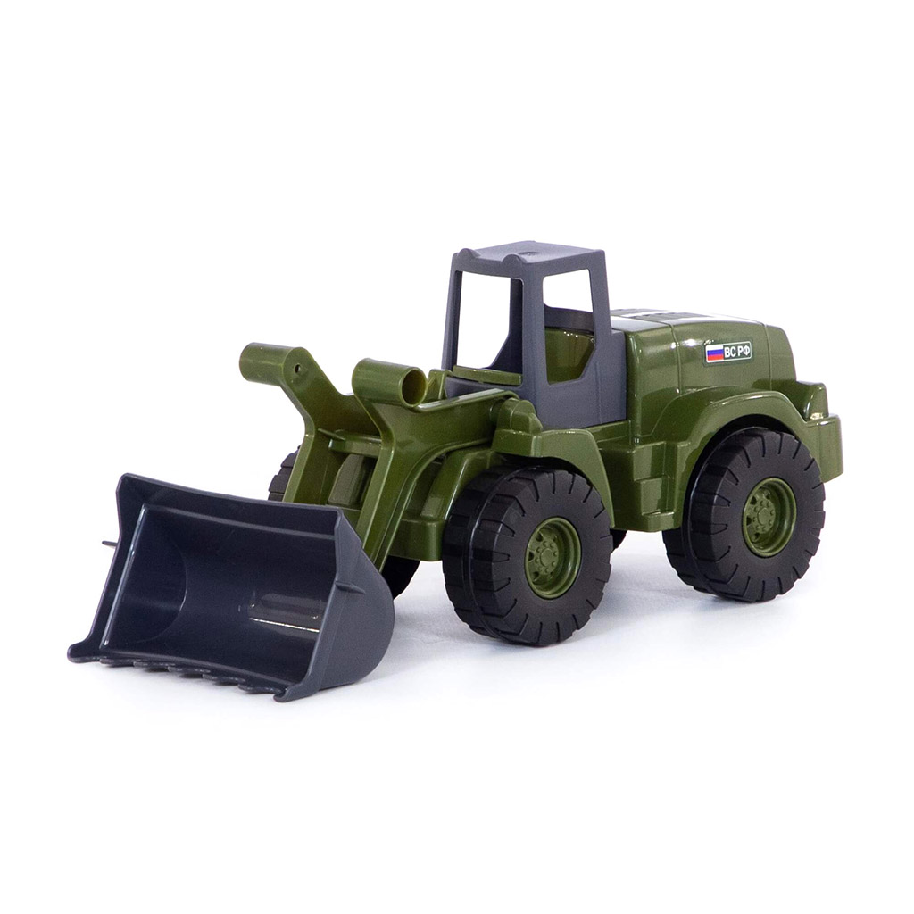 Игрушка "Трактор-погрузчик военный "Агат" 31,5х12,5х13,5см, пластик (Турция)