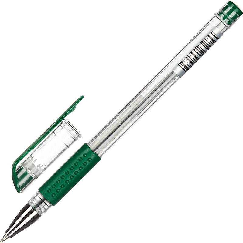 Ручка гелевая Attache Economy зеленый стерж., 0,3-0,5мм, манжетка