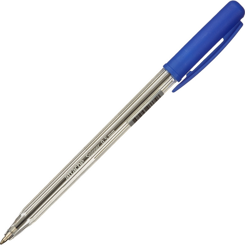 Ручка шариковая Attache Economy Spinner 0,5мм споворот.мех,автомат.синий