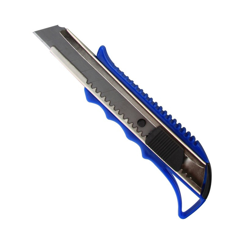 Нож канцелярский 18мм Attache с фиксатором и металлическими направляющими