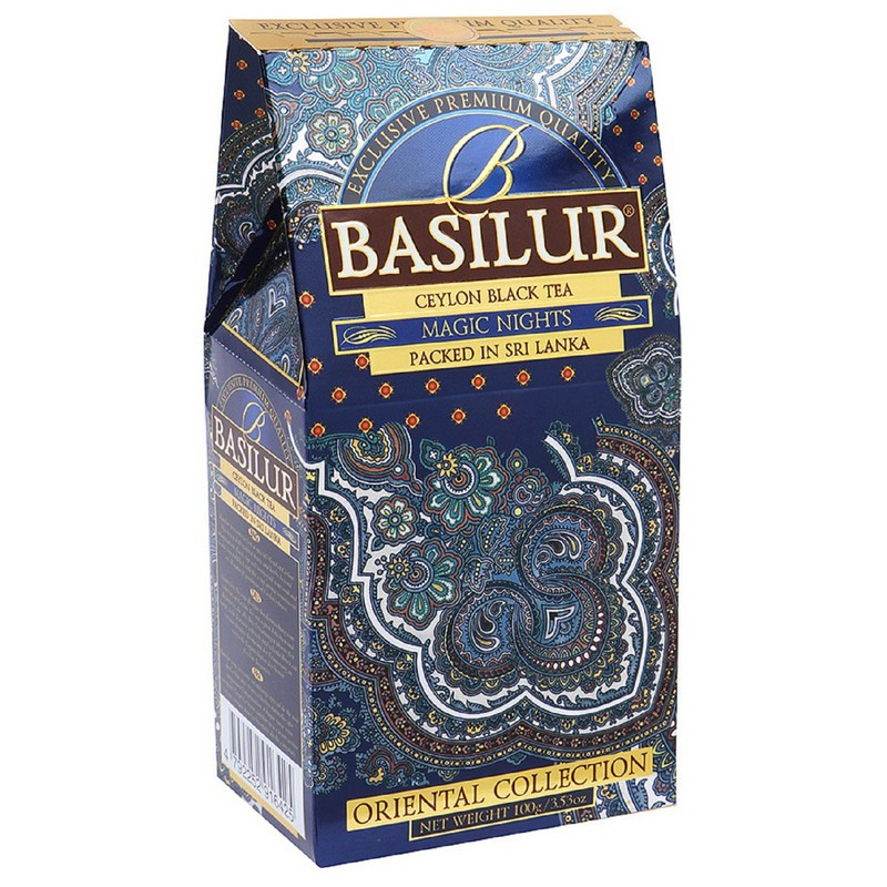 Чай Basilur Восточная коллекция Волшебные ночи листовой черный, 100г 71377
