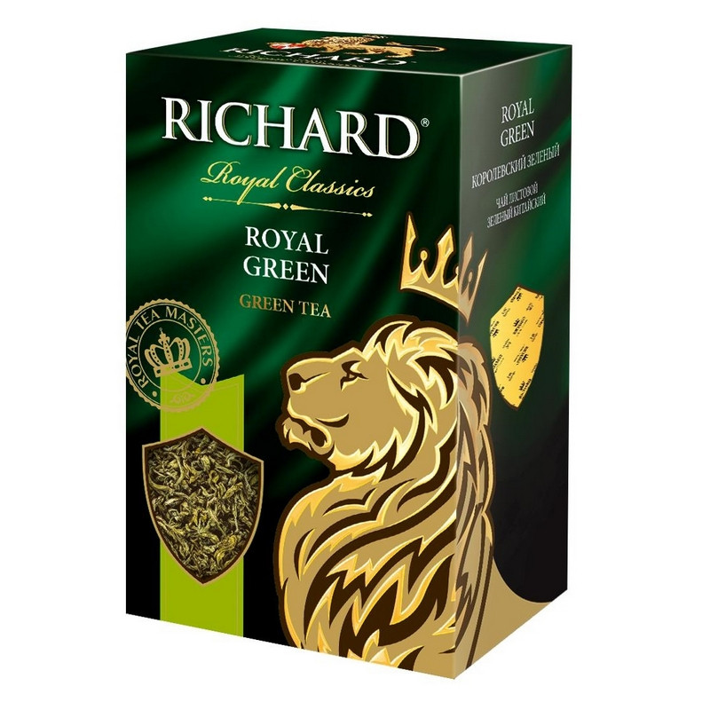 Чай Richard Royal Green зел.лист., 90г 14021
