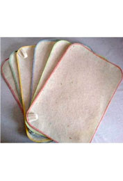 Коврик для бани 40х60см ЖАР-БАНЬКА XL войлок п/ш светлый с кантом