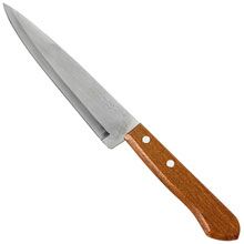 Нож поварской 18см Tramontina Universal , деревянная ручка, широкое лезвие