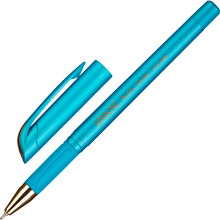 Ручка шариковая неавтоматическая Attache Selection Pearl Shine синяя (бирюзовый корпус, толщина линии 0.4 мм)