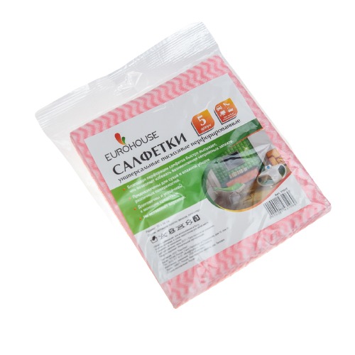 САЛФЕТКИ ВИСКОЗНЫЕ " ВОЛНА" ПЕРФОРИРОВАННЫЕ, 5 ШТУК