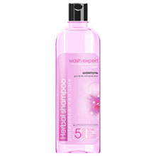 Шампунь для волос "WASH Expert" 500мл, 7х5х24см, глубоко очищает, придавая им объем, питает корни и укрепляет структуру волос