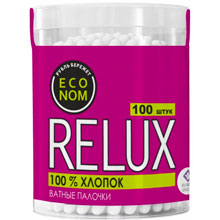 Палочки ватные Relux 100 штук коробка