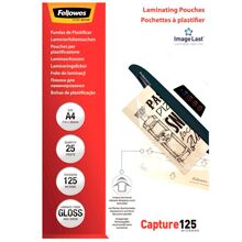 Пленка для ламинирования Fellowes 216x303 мм (А4) 125 мкм глянцевая (25 штук в упаковке)