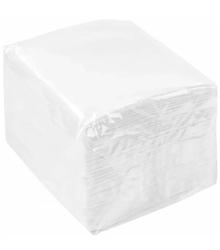 Салфетки бумажные USMA, 1-сл, белые,  24*24 см, 100 листов в пачке, 24 пачки в упаковке (плотность 15 гр/м2) u14102324