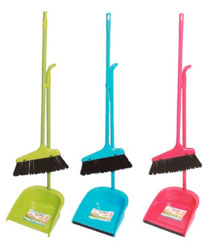 Щётка и совок с длинной ручкой 77х26см /74х26см