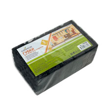 Губка для посуды 8,6х6,2х3,0мм Eurohouse 5шт/уп черные