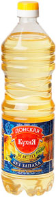 Масло подсолнечное раф. Донская кухня 1 л