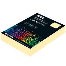 Бумага цветная Attache (желтый пастель), 80г, А4, 500 л