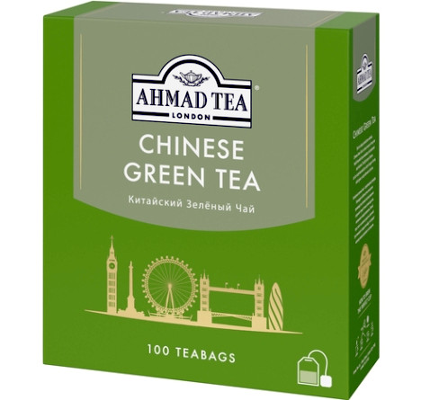 Чай Ahmad Tea китайский зеленый 100 пакетиков