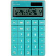 Калькулятор настольный Deli NUSIGN NS041 12-разрядный синий 165x14x103 мм