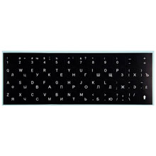 Этикетки на клав. Red Line для ноутбуков, рус и англ, черный (УТ000032336)