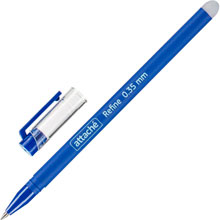 Ручка гелевая со стираемыми чернилами Attache Refine синяя (толщина линии 0.35 мм)