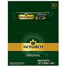 Кофе порционный растворимый Monarch Original (30 пакетиков по 1.8 г)