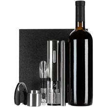 Винный набор Wine Diesel, серебристый