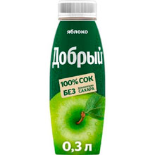 Сок Добрый яблочный 0.3 л