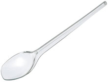 Ложка чайная одноразовая пластмассовая Buffet прозрачная (100шт)