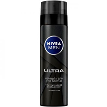 Гель для бритья Nivea Men Ultra черный, 200 мл
