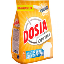 Порошок стиральный Dosia Optima Альпийская свежесть, 4 кг