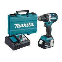 Аккумуляторная дрель-шуруповерт MAKITA DDF484RT (BL-Motor,18B,1*5.0Ач/LXT,54Нм,кейс)