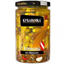 Корнишоны маринованные Кубаночка по-венски, 680 г