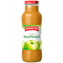 Сок яблочный Кухмастер с мякотью, 0.68 л