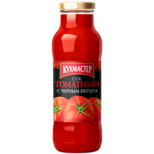 Сок томатный Кухмастер с черным перцем, 0.68 л