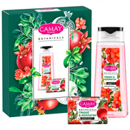 Набор подарочный Camay Botanicals Pomegranate, гель для душа, 250 мл + туалетное мыло, 85 г