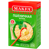 Крупа Makfa Пшеничная в пакетиках для варки, 6 пакетов, 400 г 03.04.2024
