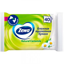 Бумага туалетная влажная Zewa Ромашка, 40 шт