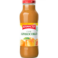 Сок Кухмастер абрикосовый с мякотью, 0.68 л