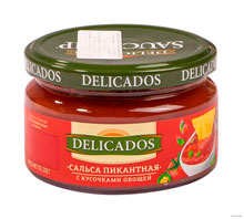 Соус овощной Delicados Сальса пикантная, 200 г