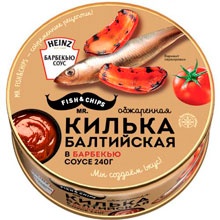 Килька Mr. Fish & Chips балтийская обжаренная в соусе Барбекью, 240 г