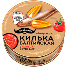 Килька Mr. Fish & Chips балтийская обжаренная в соусе Сальса, 240 г