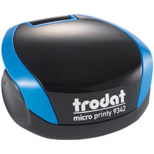 Оснастка для печати карманная Trodat Micro Printy 9342, O42мм, пластмассовая, синяя (163187)