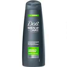 Шампунь Дав Men+Care Свежесть ментола для волос, 380 мл