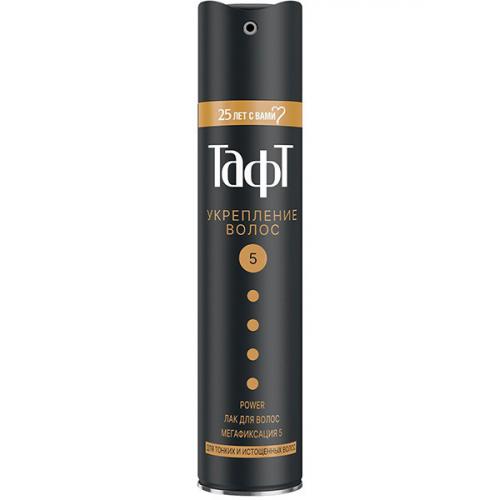 Лак для волос Тафт Power Укрепление волос, мегафиксация, 225 мл