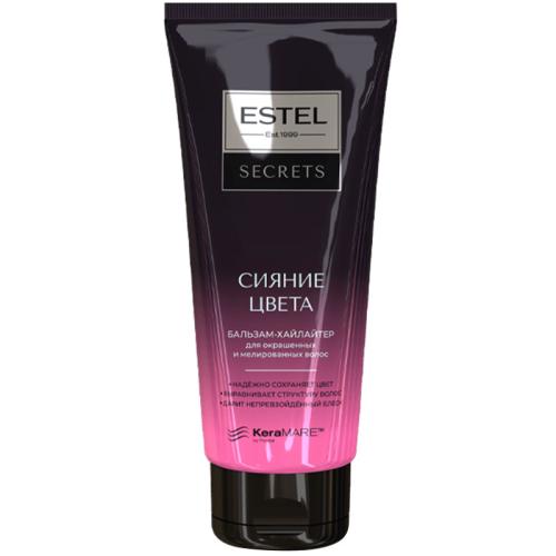 Бальзам-хайлайтер Estel Secrets Сияние цвета для окрашенных и мелированных волос, 200 мл