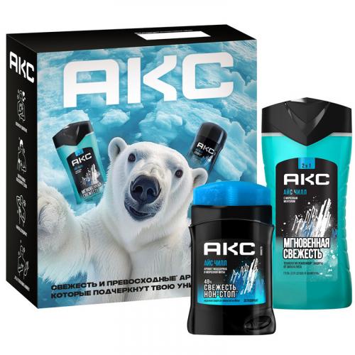 Набор подарочный Акс Айс Чилл для мужчин, 250 мл + 50 мл