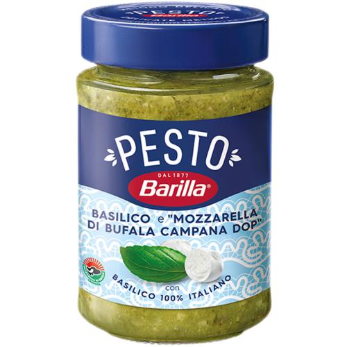 Соус Barilla Pesto Basilico e Mozzarella с базиликом и моцареллой, 190 г